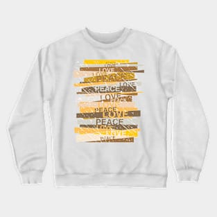 Peace and love Crewneck Sweatshirt